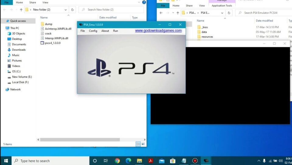 PCSX4 emulator Install PC Windows