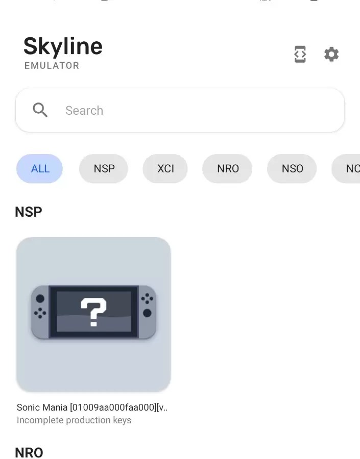 Skyline emulator for Android and iOS