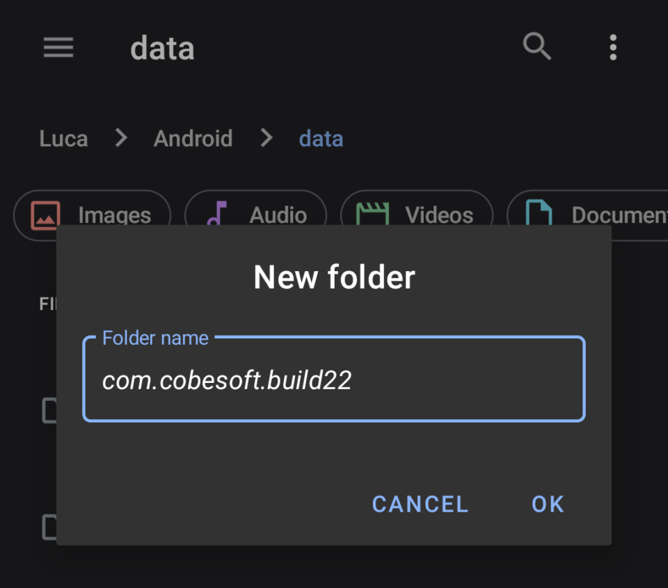 Cobesoft folder